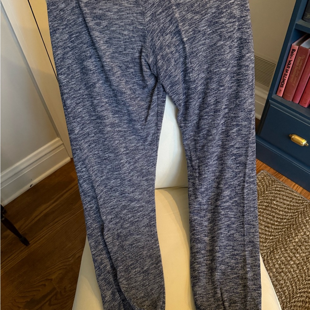 Monrow Dark Blue Flecked Jogger Pants - Picture 5 of 5